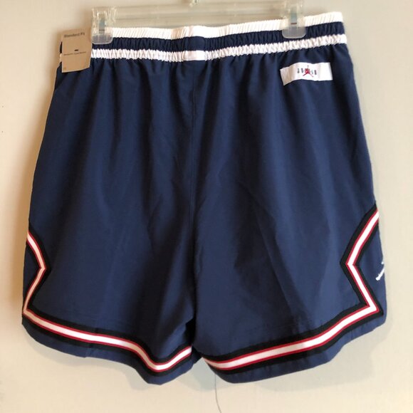 Nike HJ6366-410 Mens Large Air Jordan Diamond Dri-FIT Woven USA Shorts Navy - Picture 5 of 10